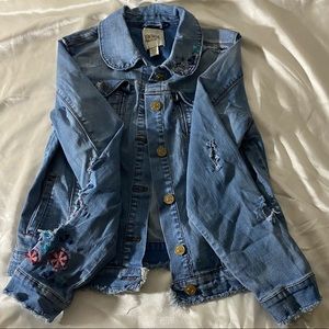 Distressed Jean jacket